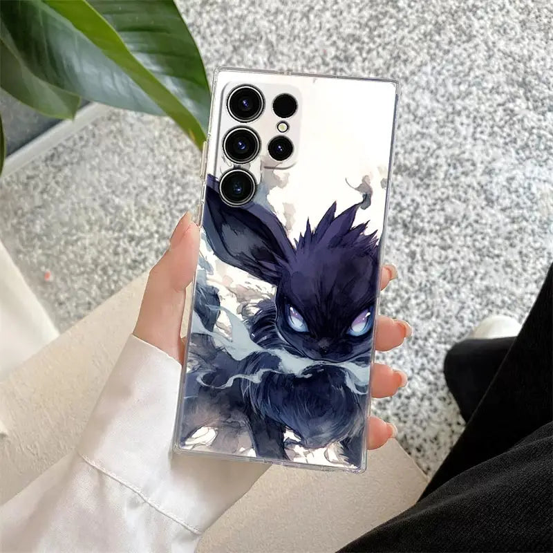 Premium Pokémon Ink-Art Hülle für Samsung Galaxy S-Serie | Clear Case