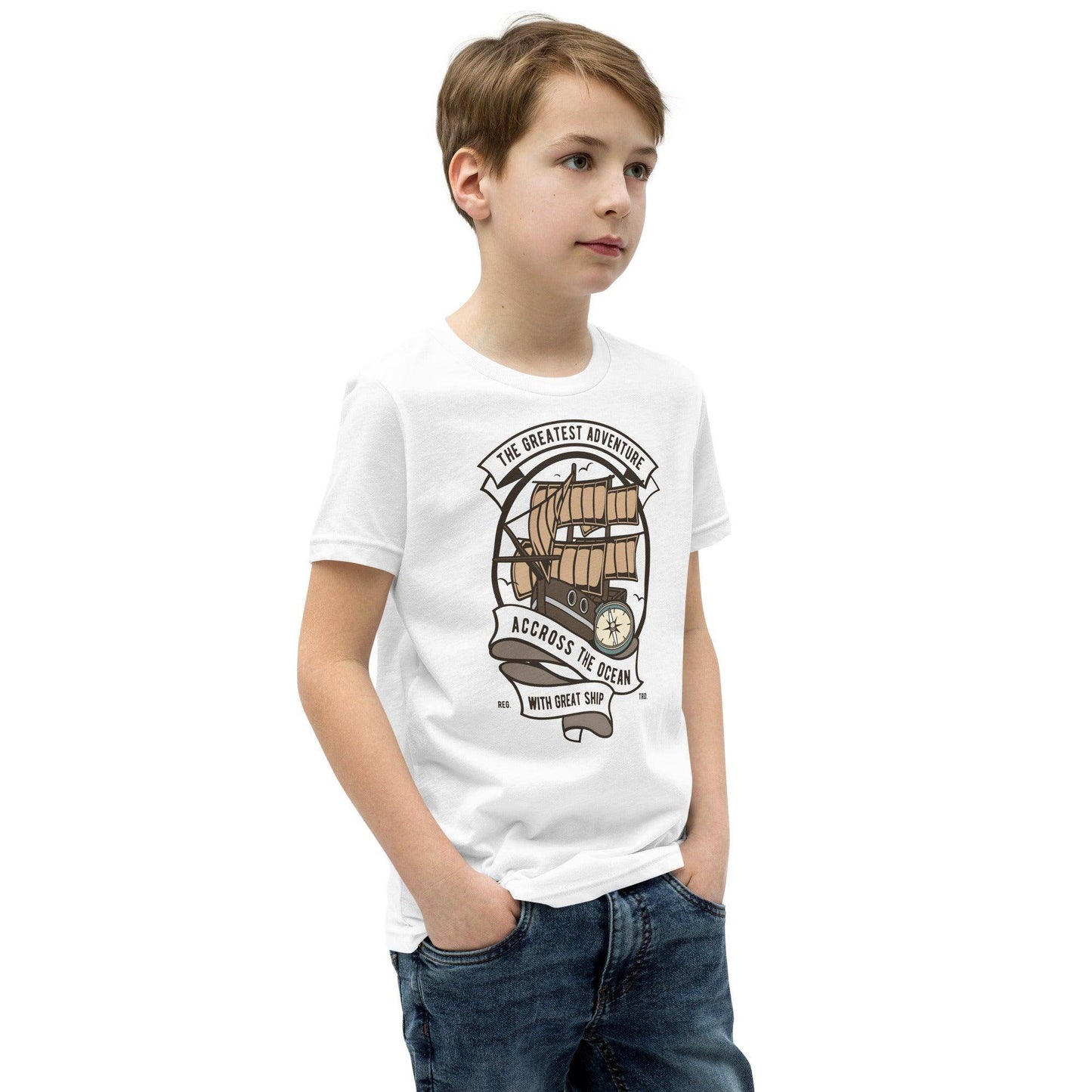 Across the Ocean T-Shirt für Kinder T-Shirt JLR Design