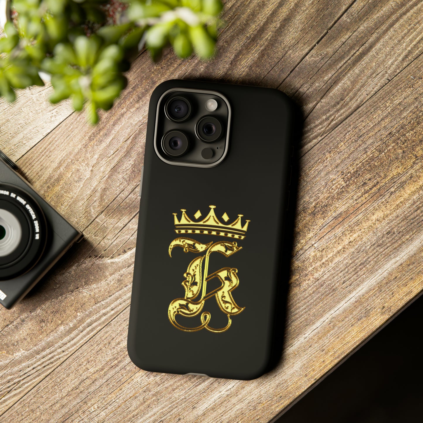 Apple Iphone Gold King Cover Phone Case JLR Design