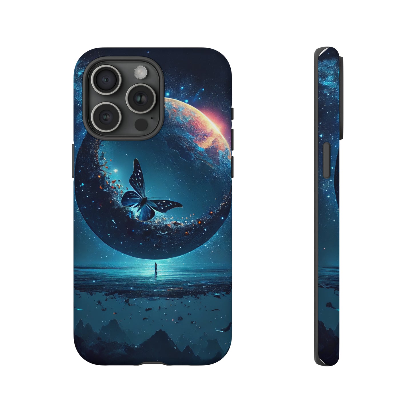 Apple Iphone Moon Butterfly Var1 Cover Phone Case JLR Design