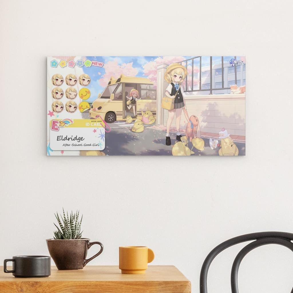 Azur Lane Poster - After School Eldridge Metal Print JLR Design