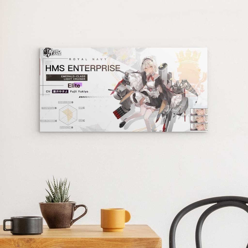 Azur Lane Poster - Charakter HMS Enterprise Poster JLR Design
