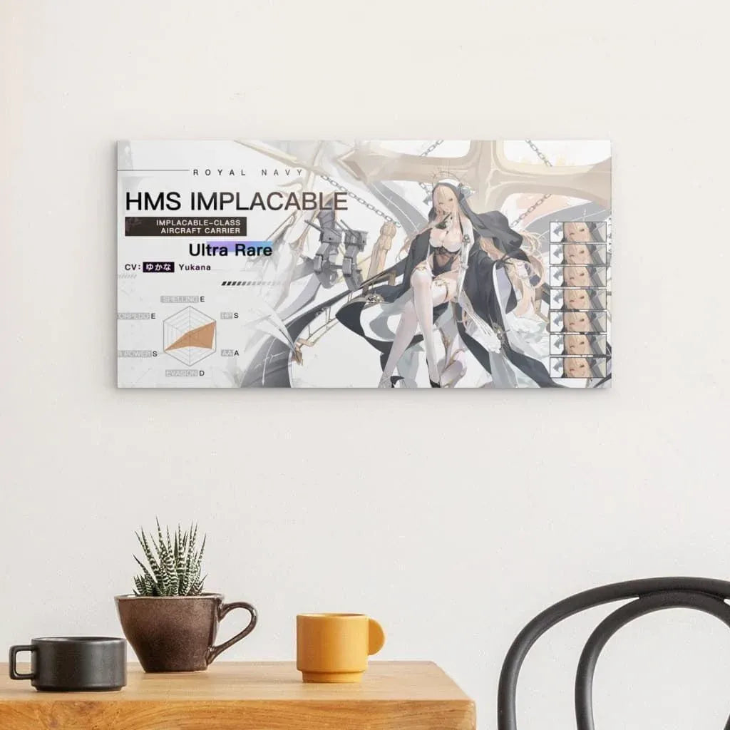 azur-lane-poster-charakter-hms-implacable-poster-jlr-design-39609 - JLR Design