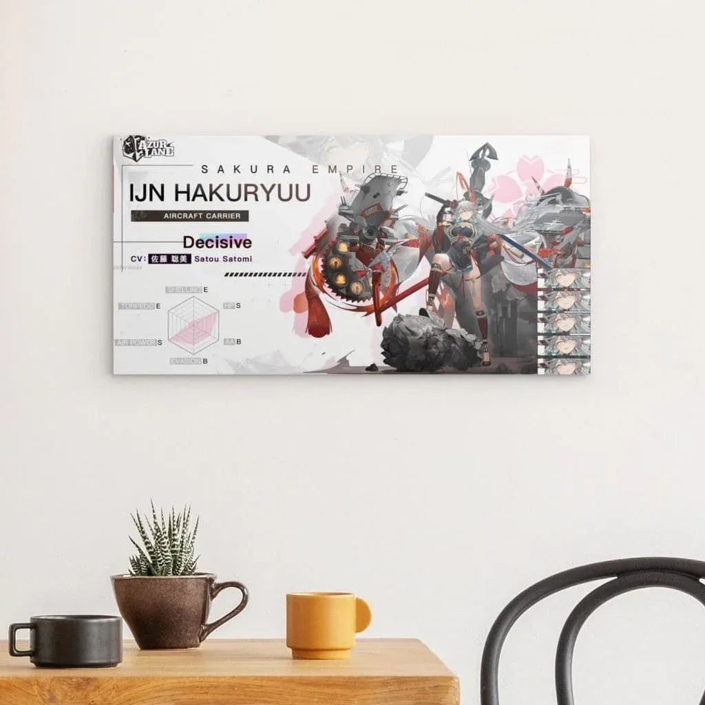 azur-lane-poster-charakter-ijn-hakuryuu-poster-jlr-design-92054 - JLR Design