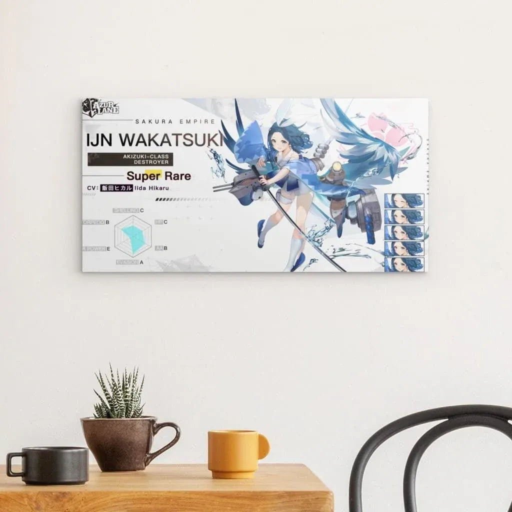 Azur Lane Poster - Charakter IJN Wakatsuki Poster JLR Design