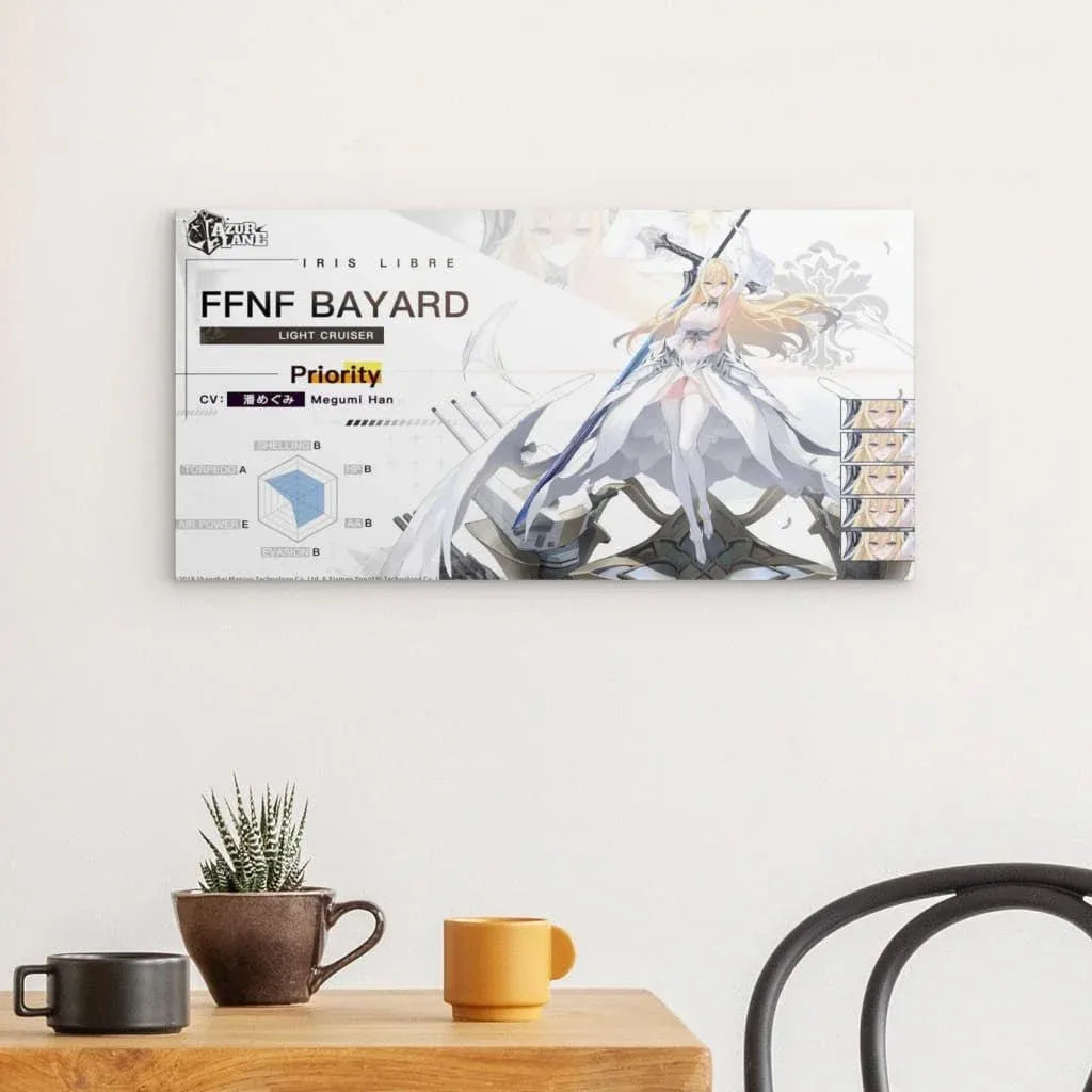 Azur Lane Poster - Charakter Iris Libre FFNF Bayard Metal Print JLR Design
