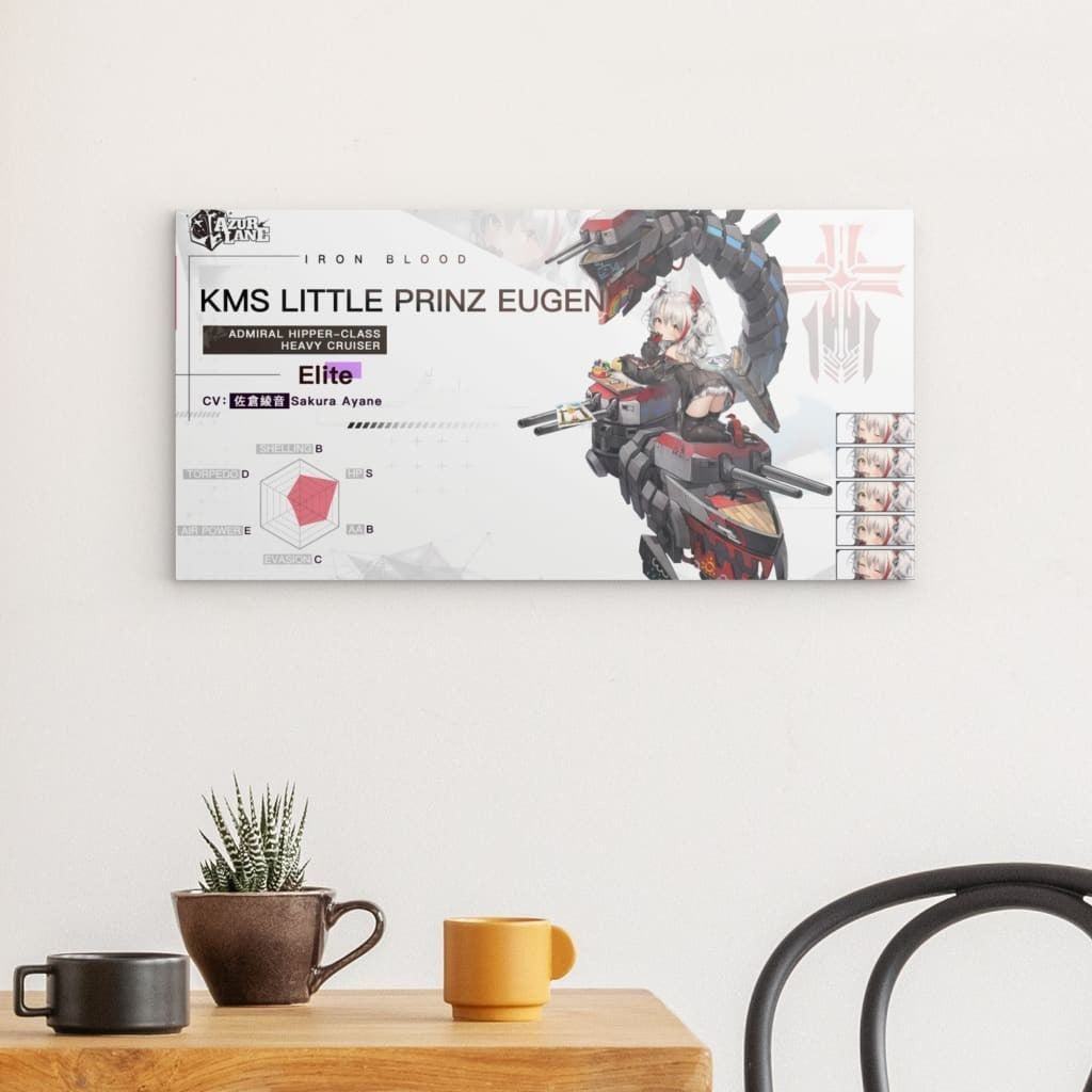 Azur Lane Poster - Charakter KMS Little Prinz Eugen Poster JLR Design