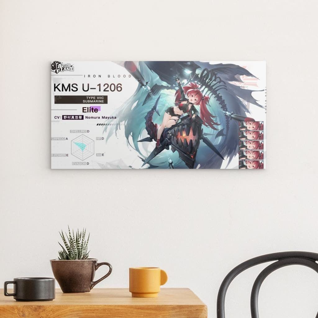 Azur Lane Poster - Charakter KMS U-1206 Poster JLR Design