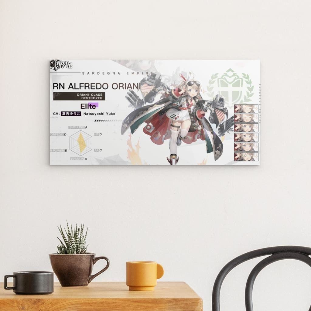 Azur Lane Poster - Charakter RN Alfredo Oriani Poster JLR Design