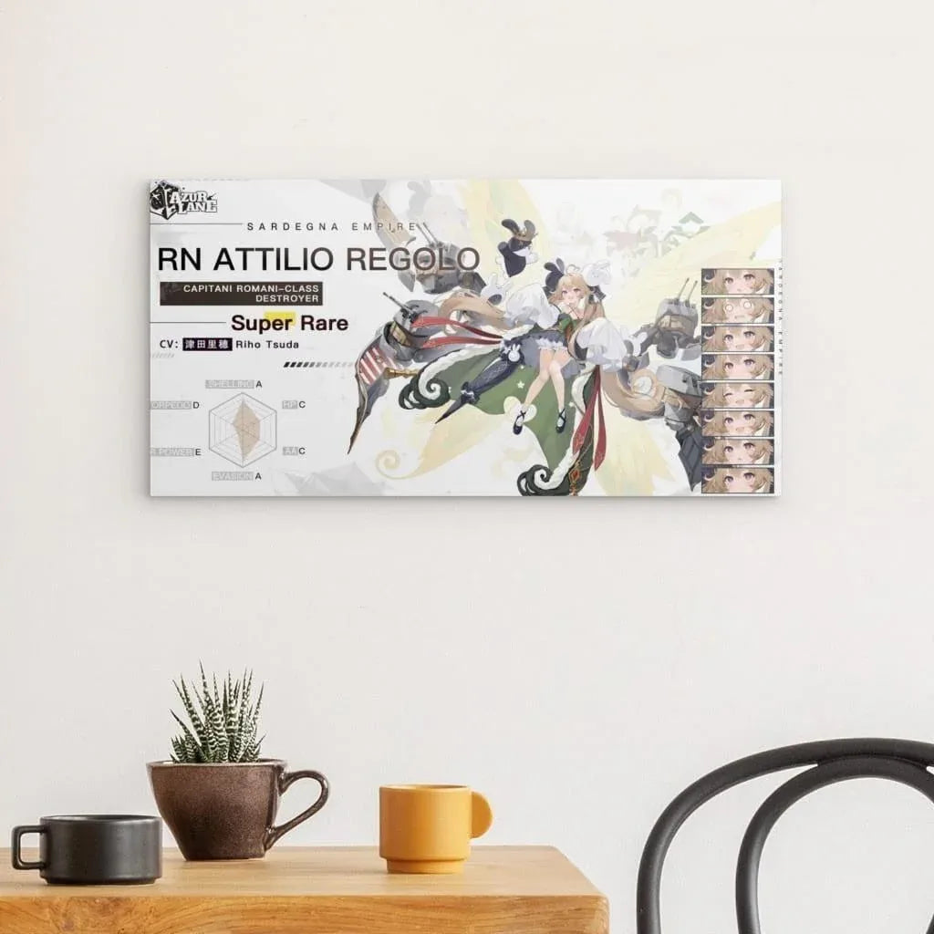 azur-lane-poster-charakter-rn-attilio-regolo-poster-jlr-design-15091 - JLR Design