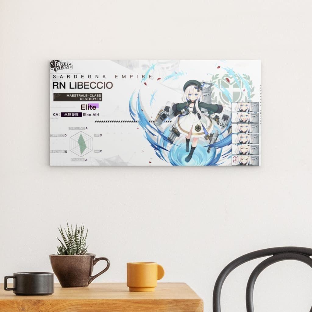 Azur Lane Poster - Charakter RN Libeccio Poster JLR Design