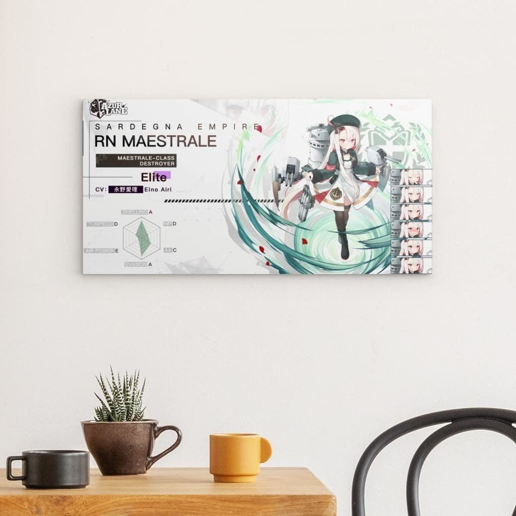 Azur Lane Poster - Charakter RN Maestrale Poster JLR Design