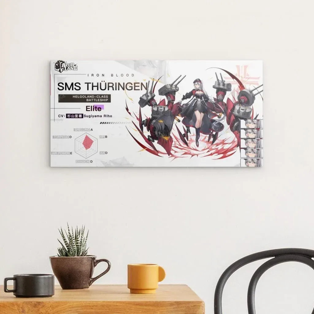 azur-lane-poster-charakter-sms-thuringen-poster-jlr-design-48091 - JLR Design