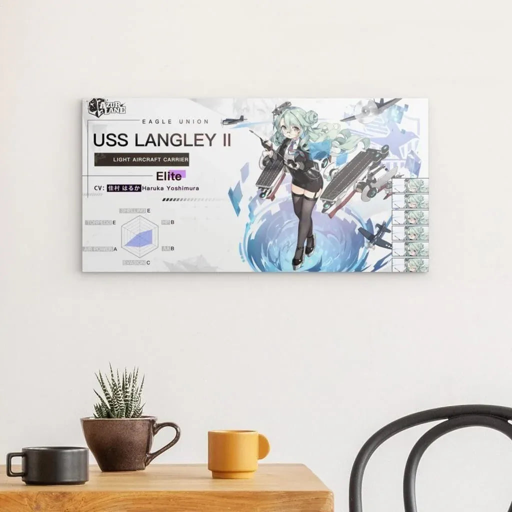 Azur Lane Poster - Charakter USS Langley II Poster JLR Design