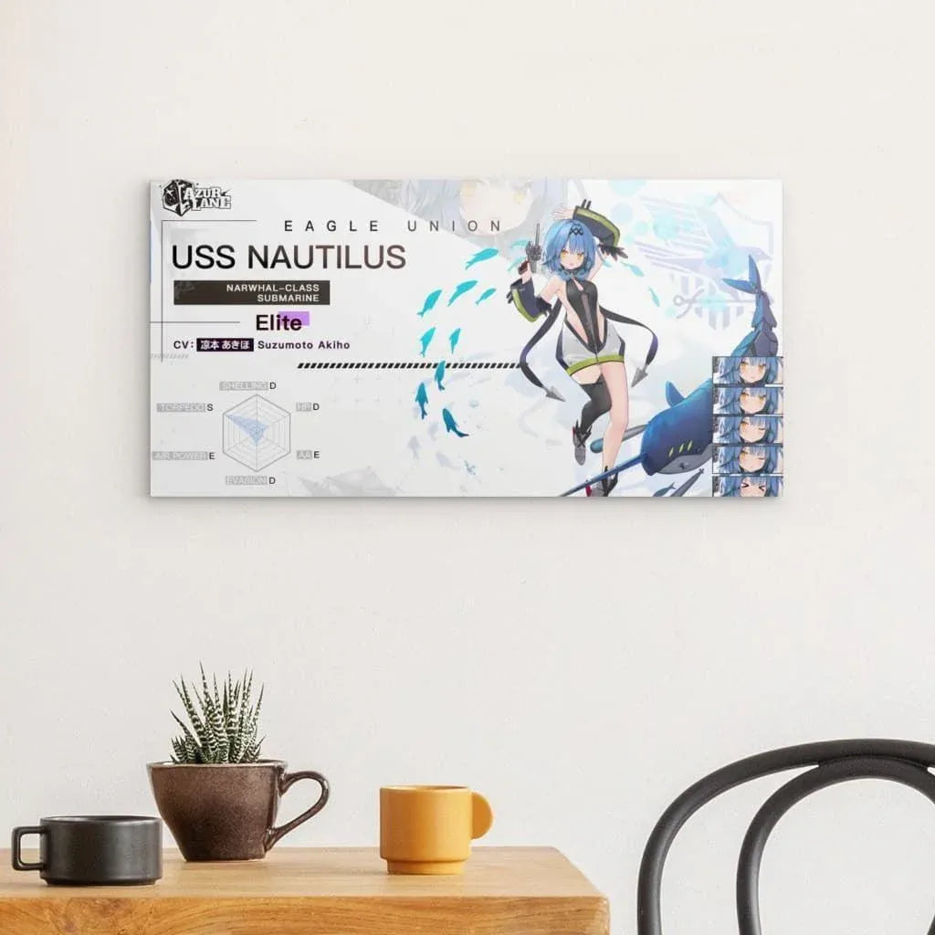 Azur Lane Poster - Charakter USS Nautilus Poster JLR Design