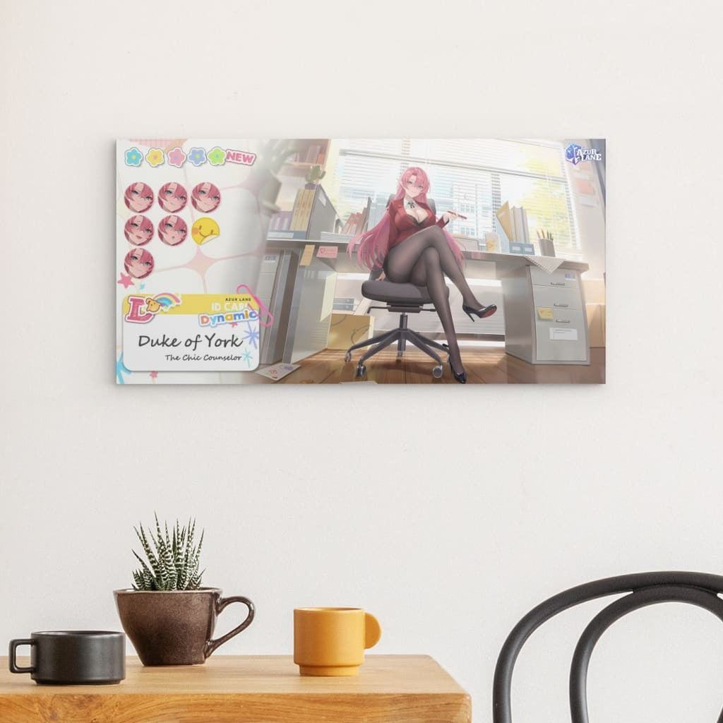 Azur Lane Poster - Counselor Duke of York Metal Print JLR Design