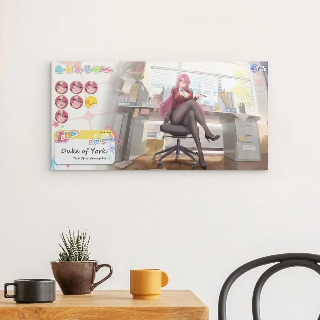 Azur Lane Poster - Counselor Duke of York Metal Print JLR Design