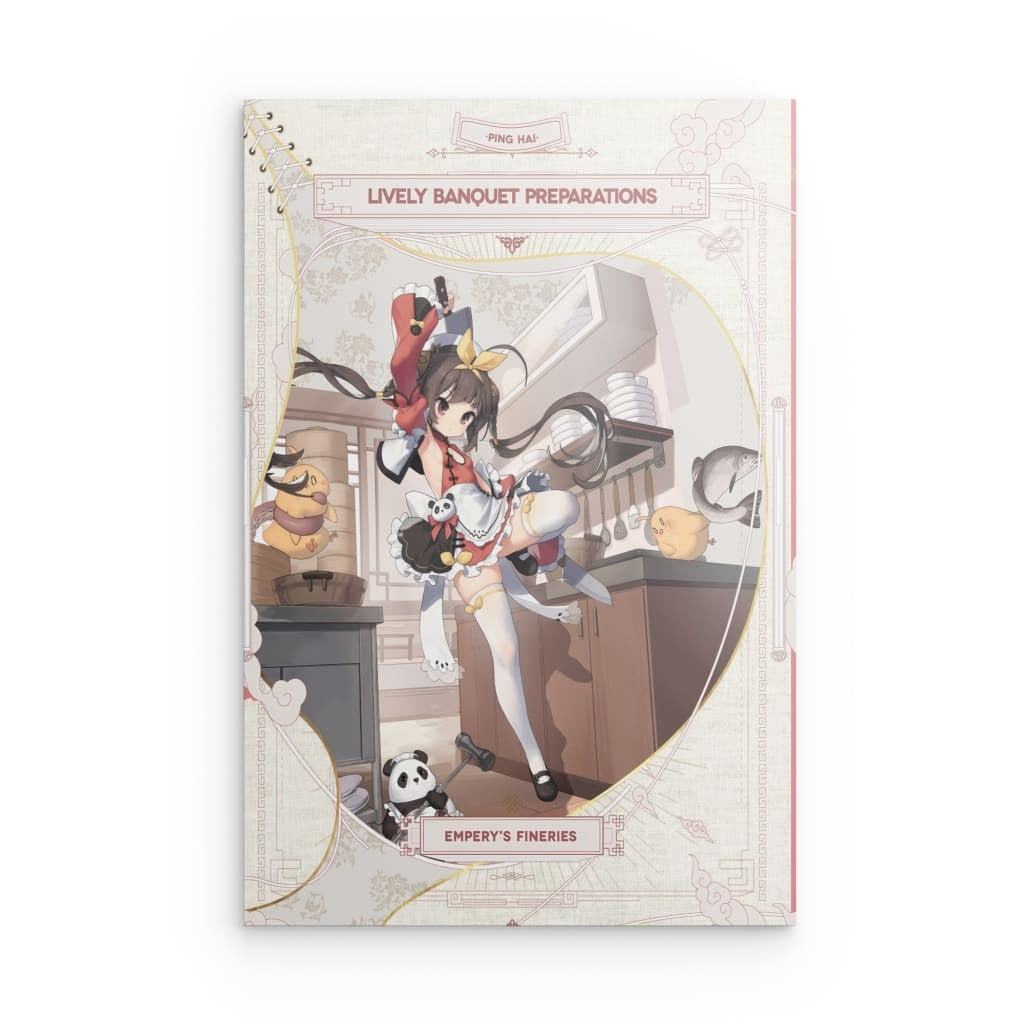 Azur Lane Poster - Empery's Fineries Ping Hai Metal Print JLR Design