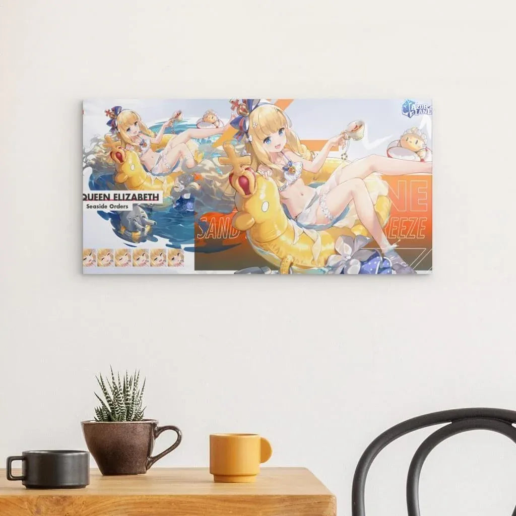 azur-lane-poster-event-beach-holiday-queen-elizabeth-poster-jlr-design-16301 - JLR Design