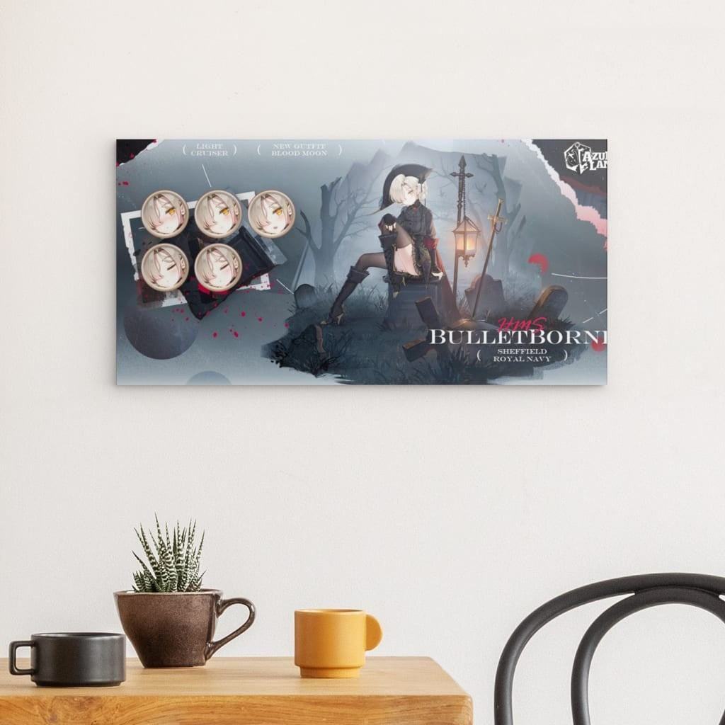 Azur Lane Poster - Event Blood Moon Sheffield Poster JLR Design