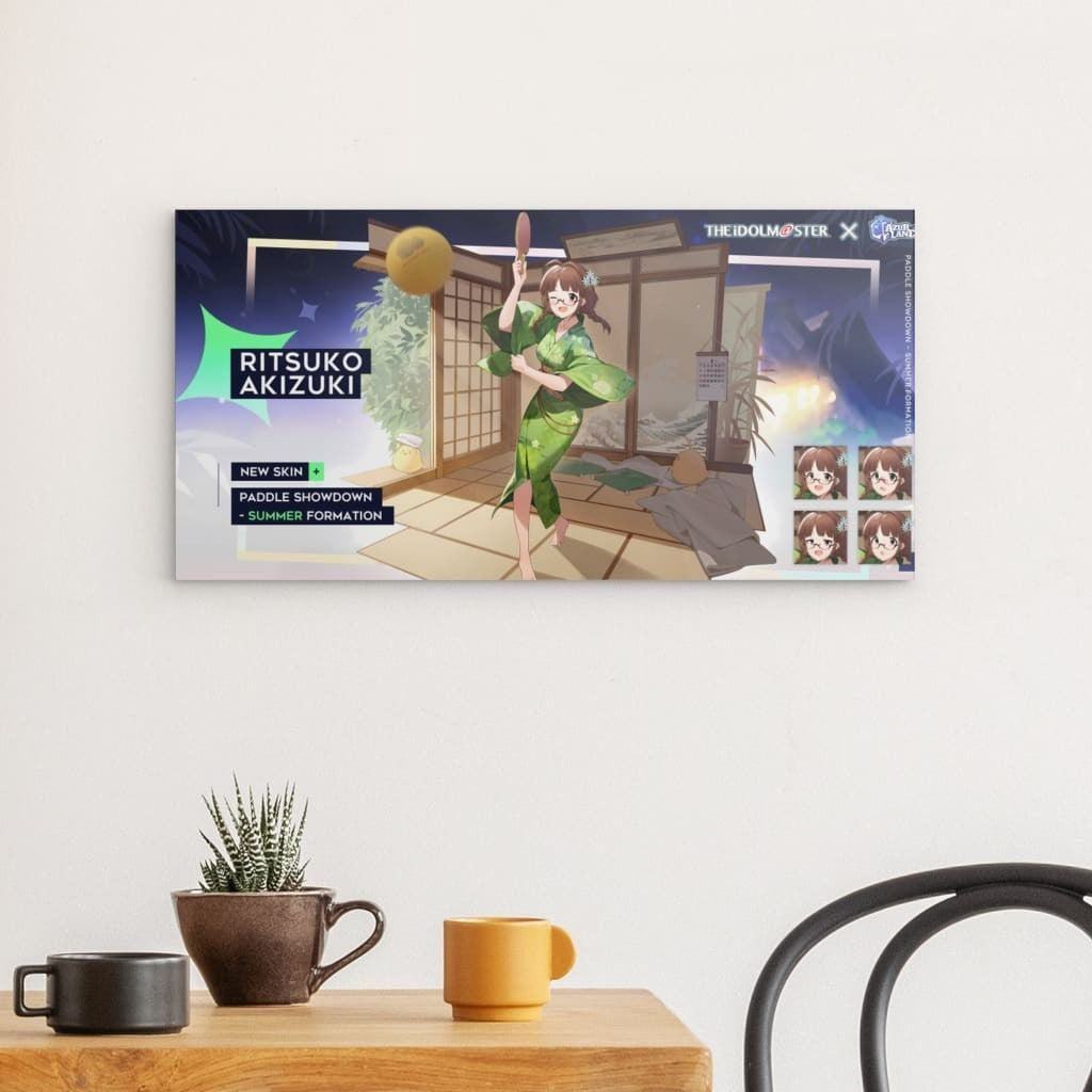 Azur Lane Poster - Event Idolmaster Ritsuko Akizuki Poster JLR Design