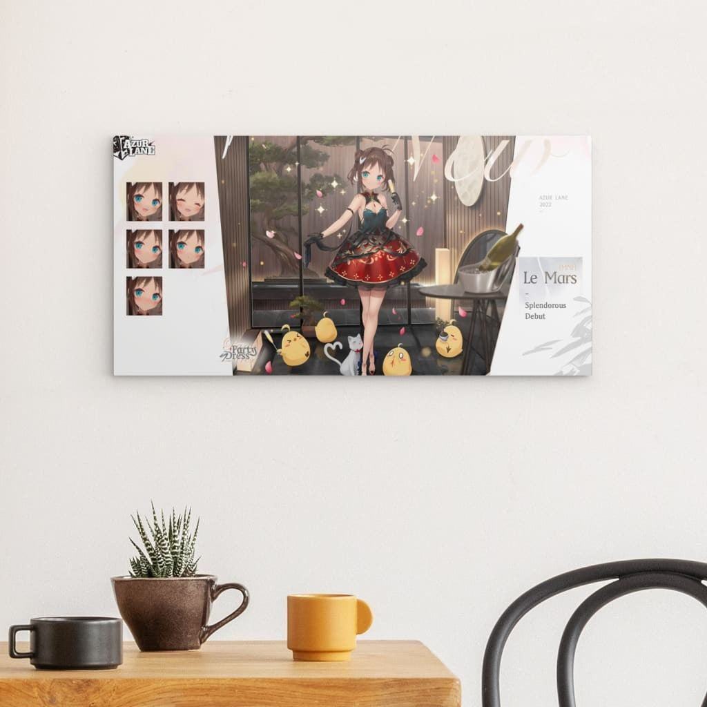 Azur Lane Poster - Event Party Dress Le Mars Poster JLR Design