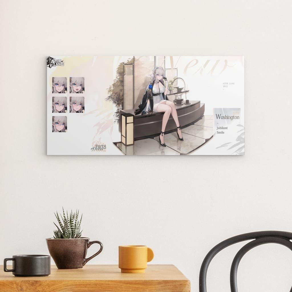 Azur Lane Poster - Event Party Dress Washington Poster JLR Design
