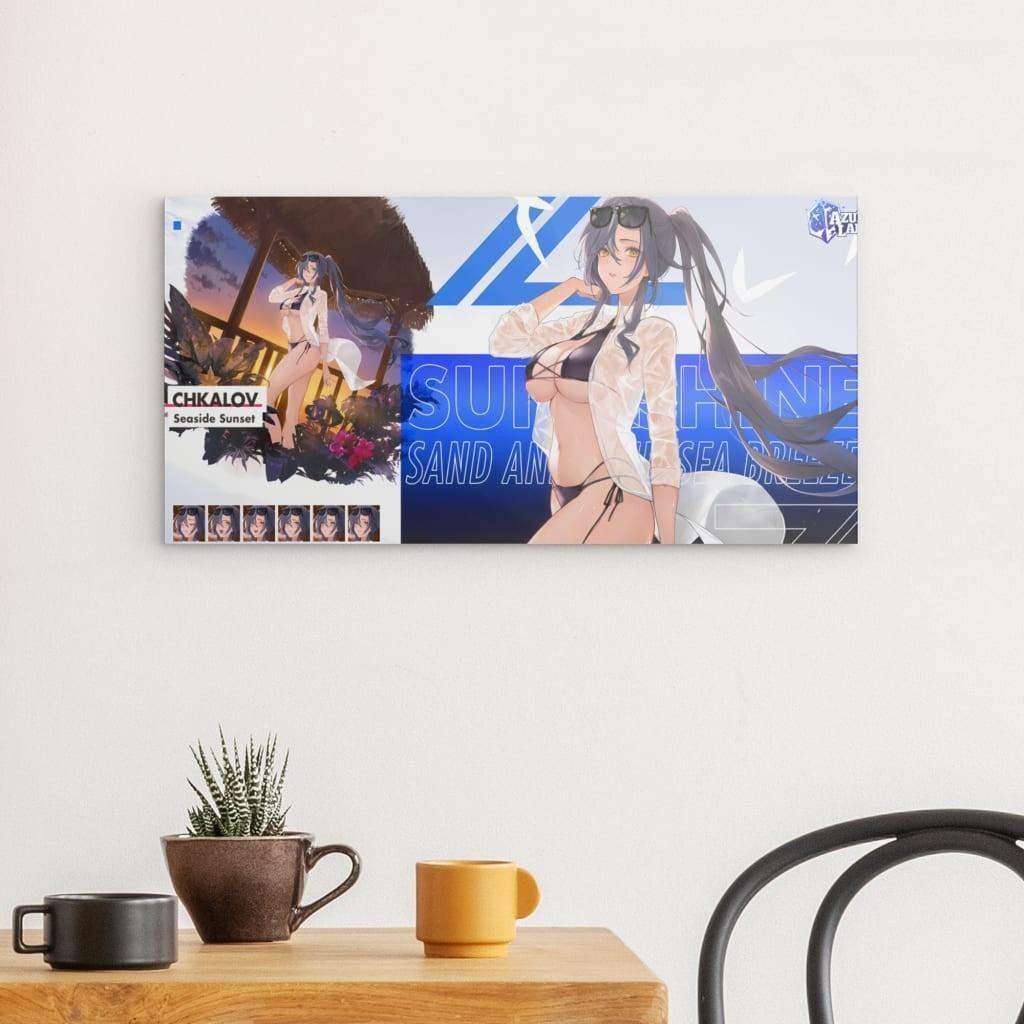 Azur Lane Poster - Event Sunshine Chkalov Poster JLR Design