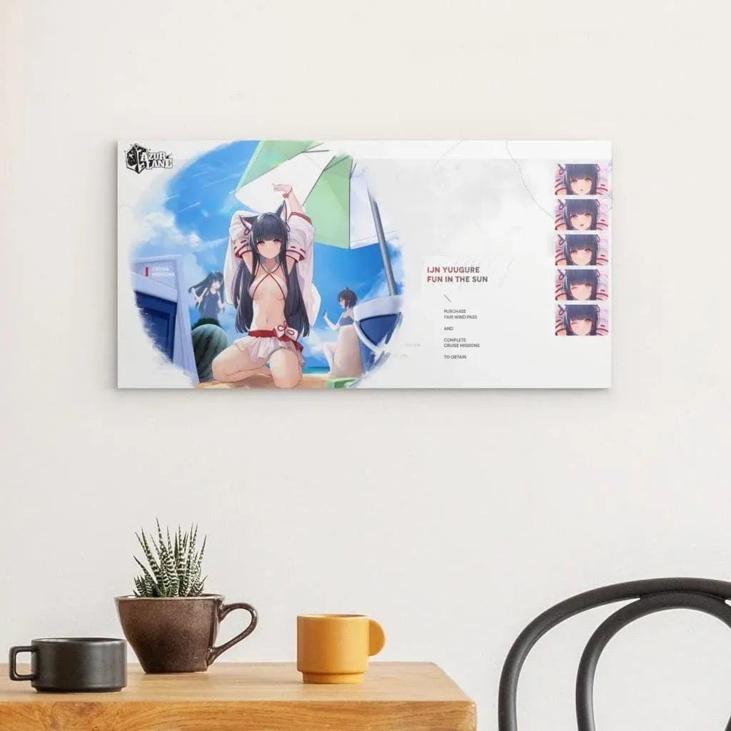 azur-lane-poster-fun-in-the-sun-yuugure-poster-jlr-design-47008 - JLR Design