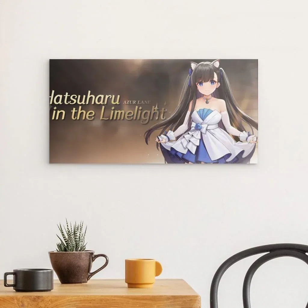 azur-lane-poster-hatsuharu-in-the-limelight-metal-print-jlr-design-15239 - JLR Design