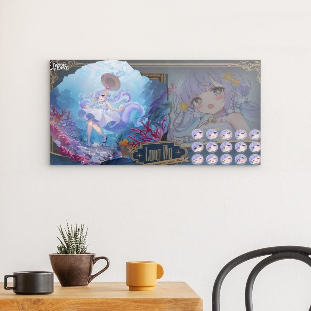Azur Lane Poster - Invitation to Jade Seas Lung Wu Metal Print JLR Design