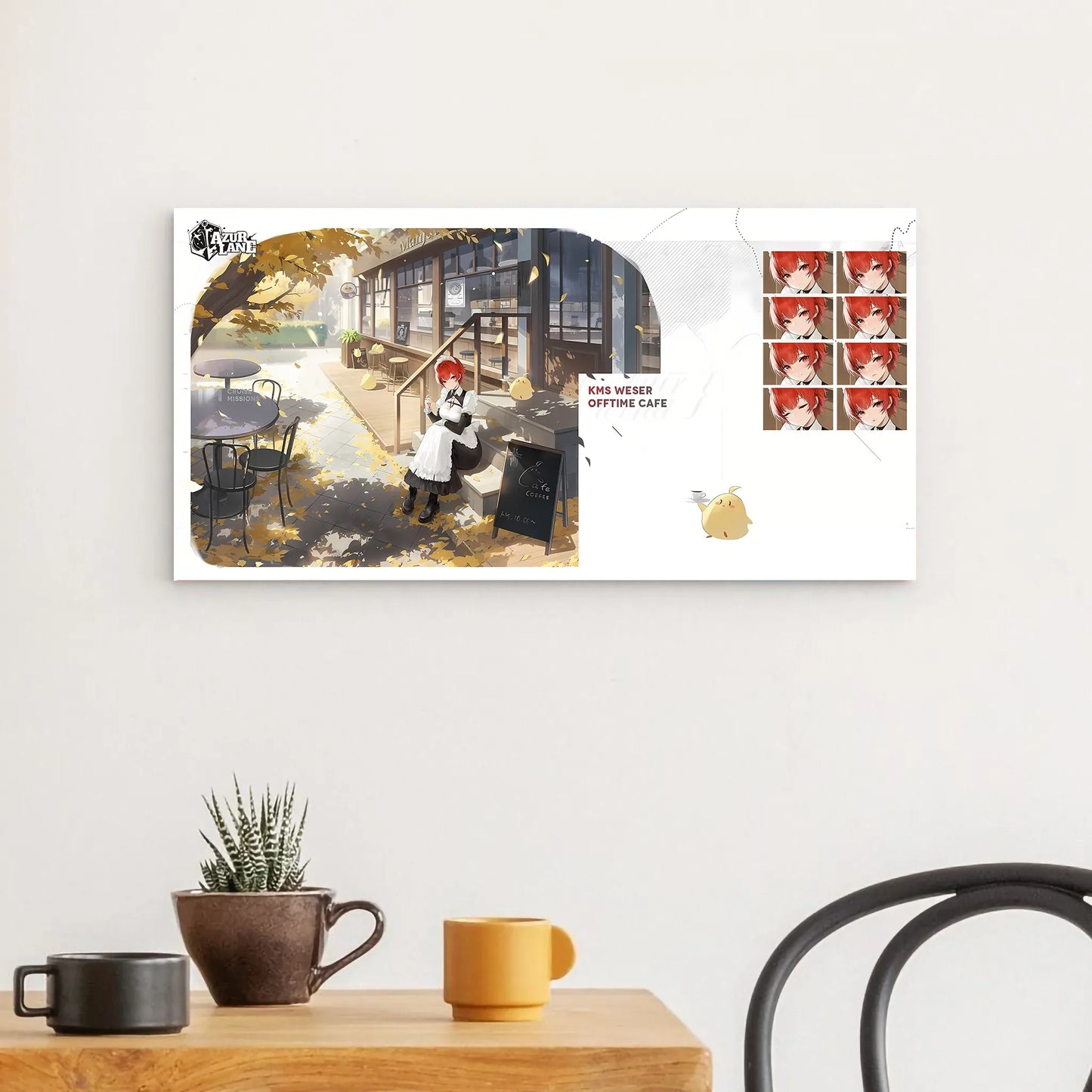 azur-lane-poster-kms-weser-offtime-cafe-poster-jlr-design-73168 - JLR Design
