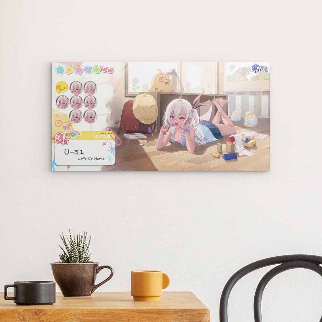 Azur Lane Poster - Let´s go Home U31 Metal Print JLR Design