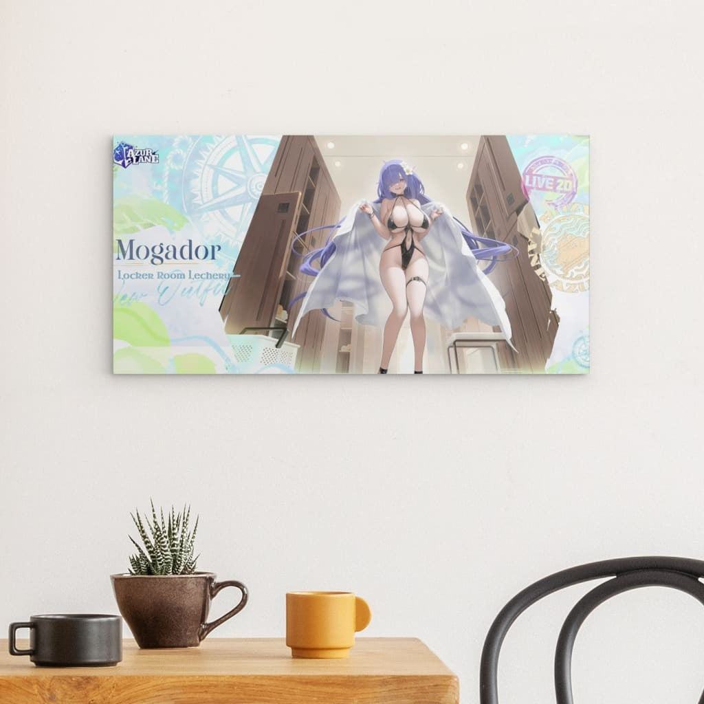 Azur Lane Poster - Locker Room Lechery Mogador Metal Print JLR Design