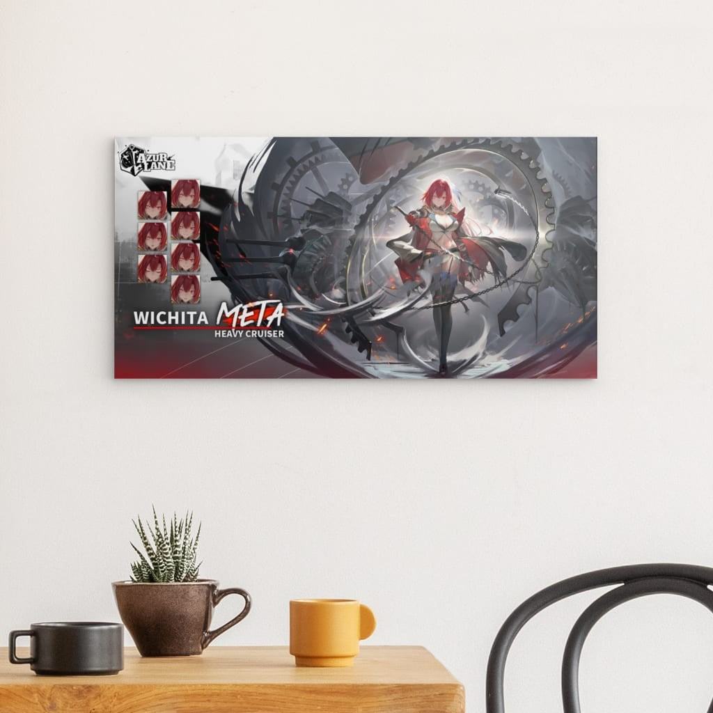 Azur Lane Poster - Meta Wichita Metal Print JLR Design