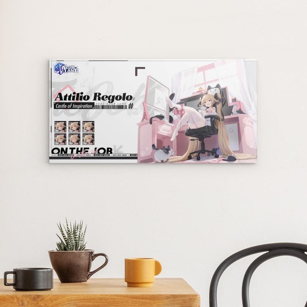 Azur Lane Poster - On the Job Attilio Regolo Poster JLR Design