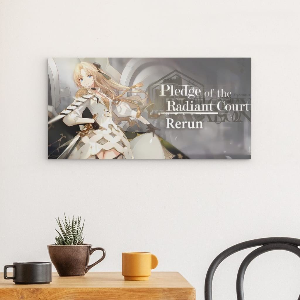 Azur Lane Poster - Pledge of the Radiant Court Metal Print JLR Design