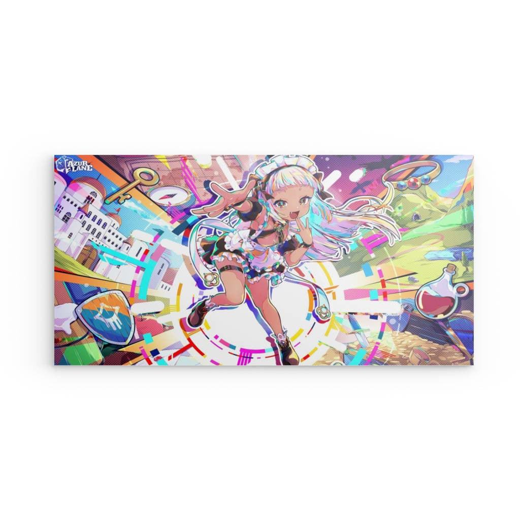 Azur Lane Poster - Psychedelic Nubian Metal Print JLR Design