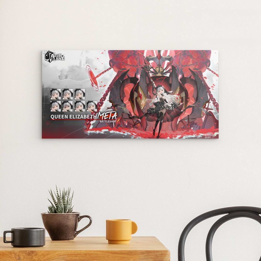 Azur Lane Poster - Queen Elizabeth Meta Battleship Poster JLR Design