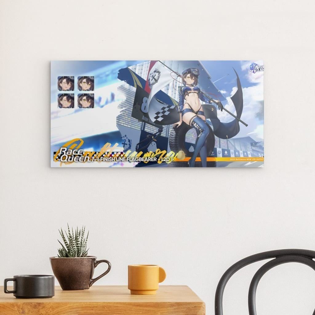 Azur Lane Poster - Race Queen Baltimore Poster JLR Design