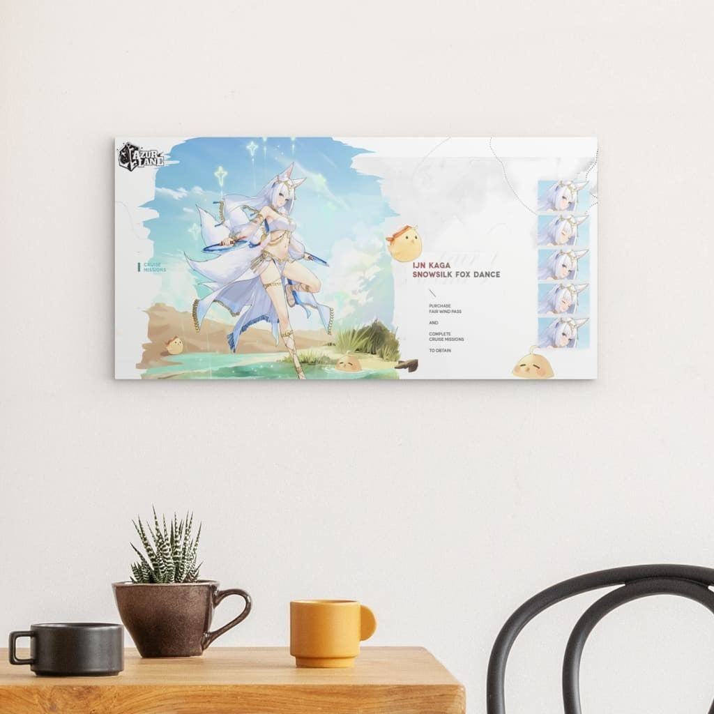Azur Lane Poster - Snowsilk Kaga Poster JLR Design