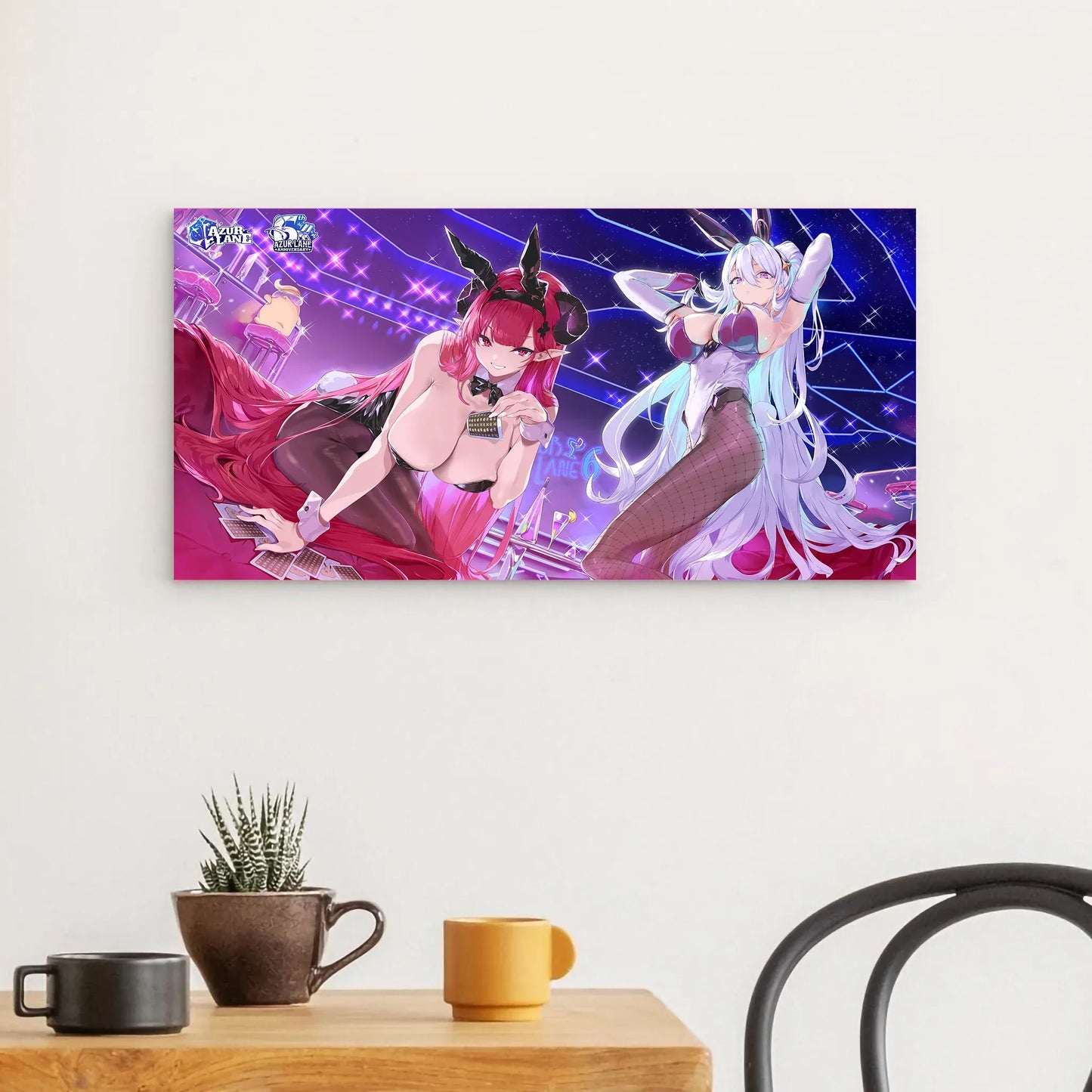 azur-lane-wanddekoration-6rth-anniversary-two-bunny-s-in-the-casino-poster-jlr-design-24417 - JLR Design