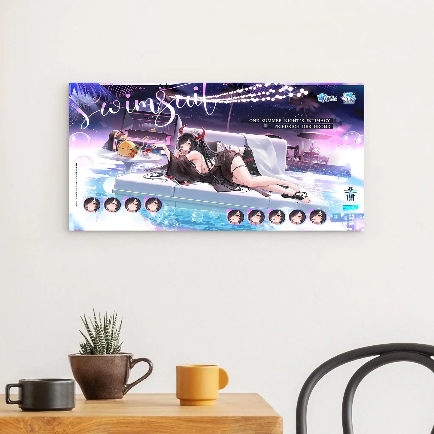 azur-lane-wanddekoration-6th-anniversary-one-summer-night-s-intimacy-friedrich-der-grosse-poster-jlr-design-70383 - JLR Design