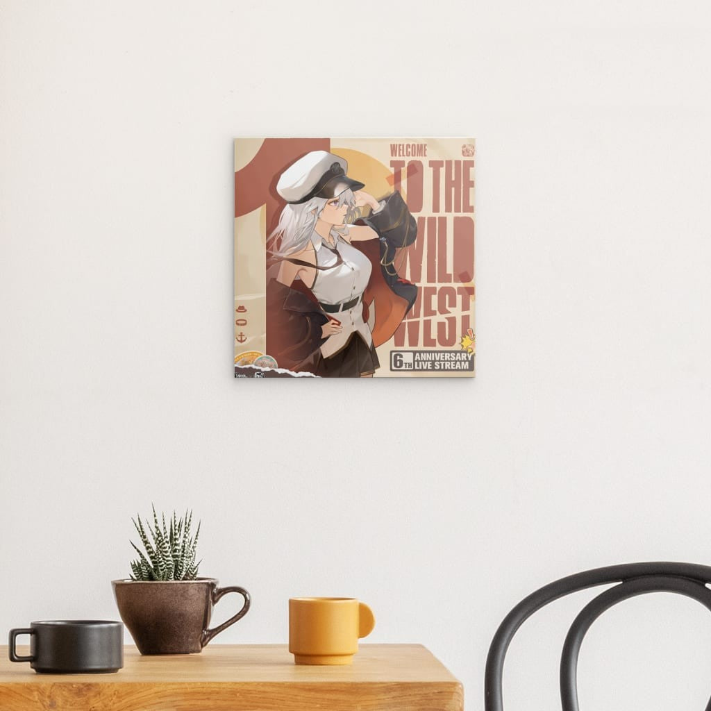 Azur Lane Wanddekoration - 6th Anniversary Welcome to the Wild West Enterprise Metal Print JLR Design