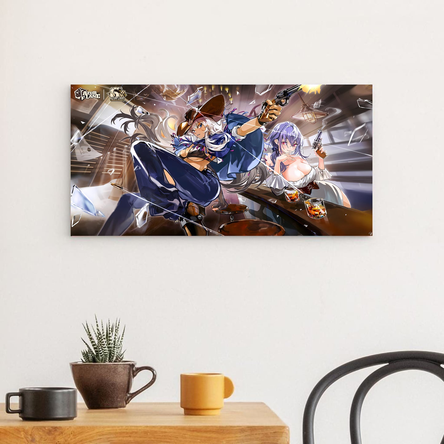Azur Lane Wanddekoration - 6th Anniversary Wild Wild West Poster JLR Design