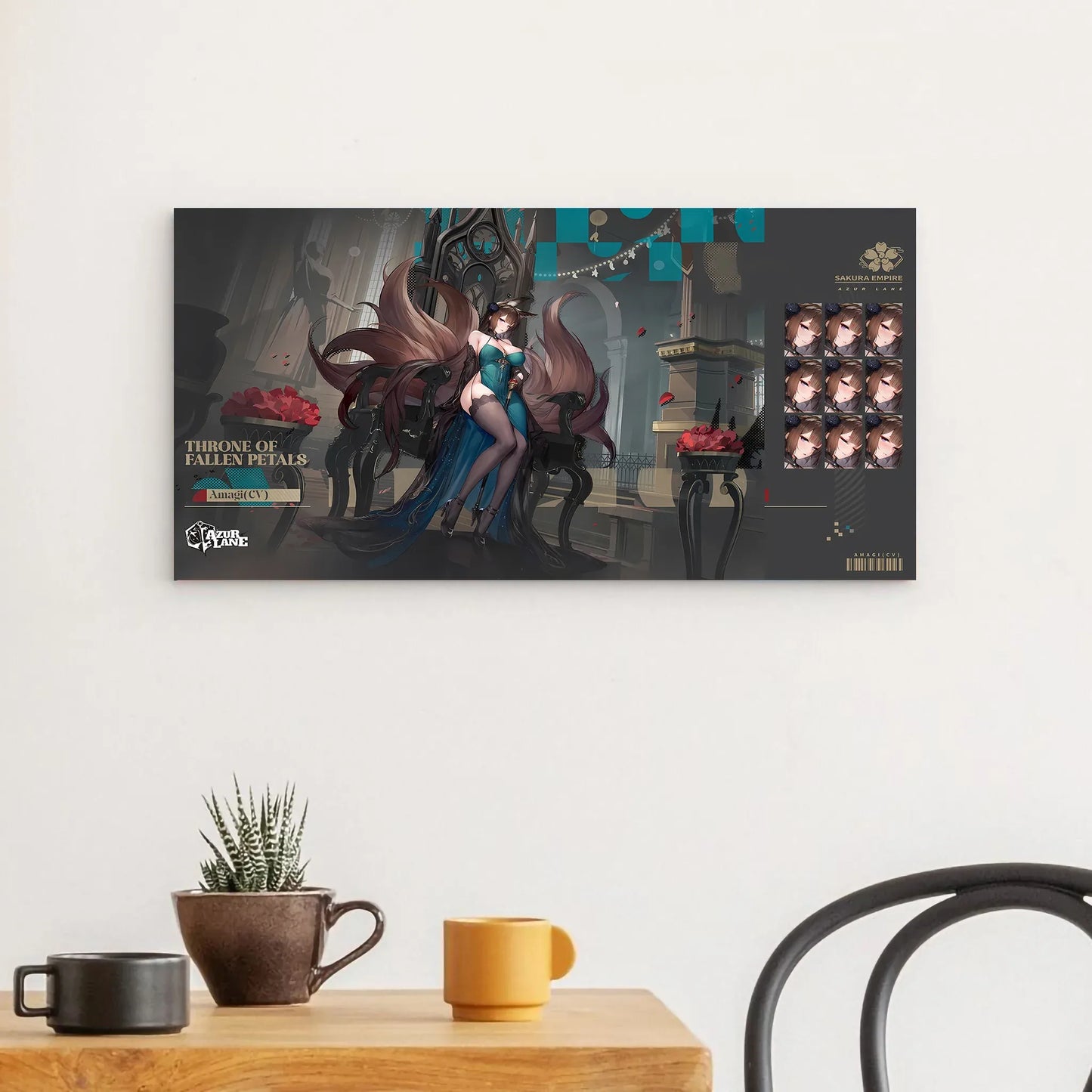 azur-lane-wanddekoration-amagi-throne-of-fallen-petals-poster-jlr-design-37124 - JLR Design