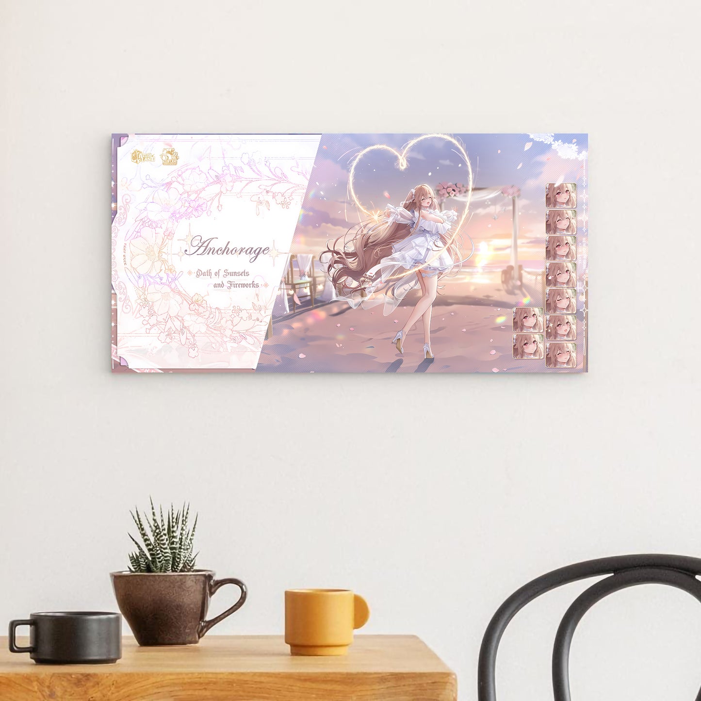 Azur Lane Wanddekoration - Anchorage Oath of Sunsets and Fireworks Poster JLR Design