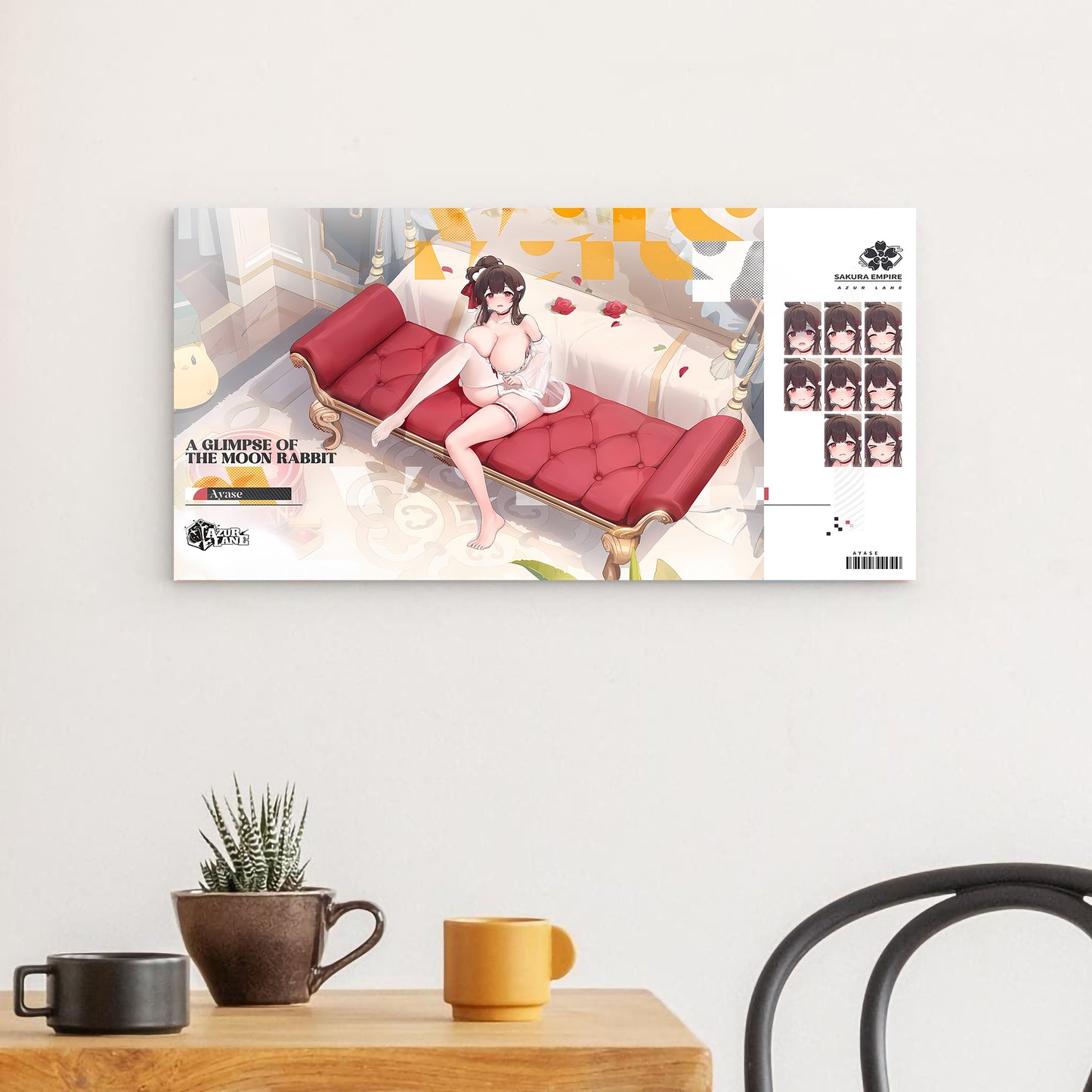 Azur Lane Wanddekoration - Ayase A Glimpse of the Moon Rabbit Poster JLR Design