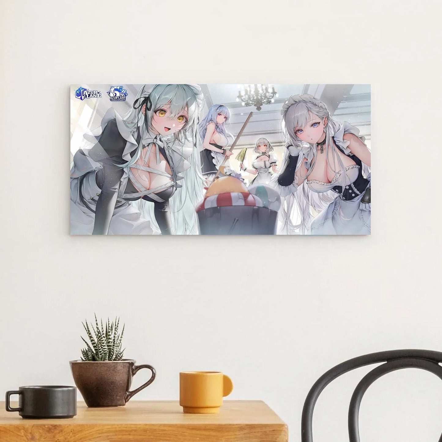 azur-lane-wanddekoration-belfast-dido-sirius-und-revenge-als-maids-poster-jlr-design-59261 - JLR Design