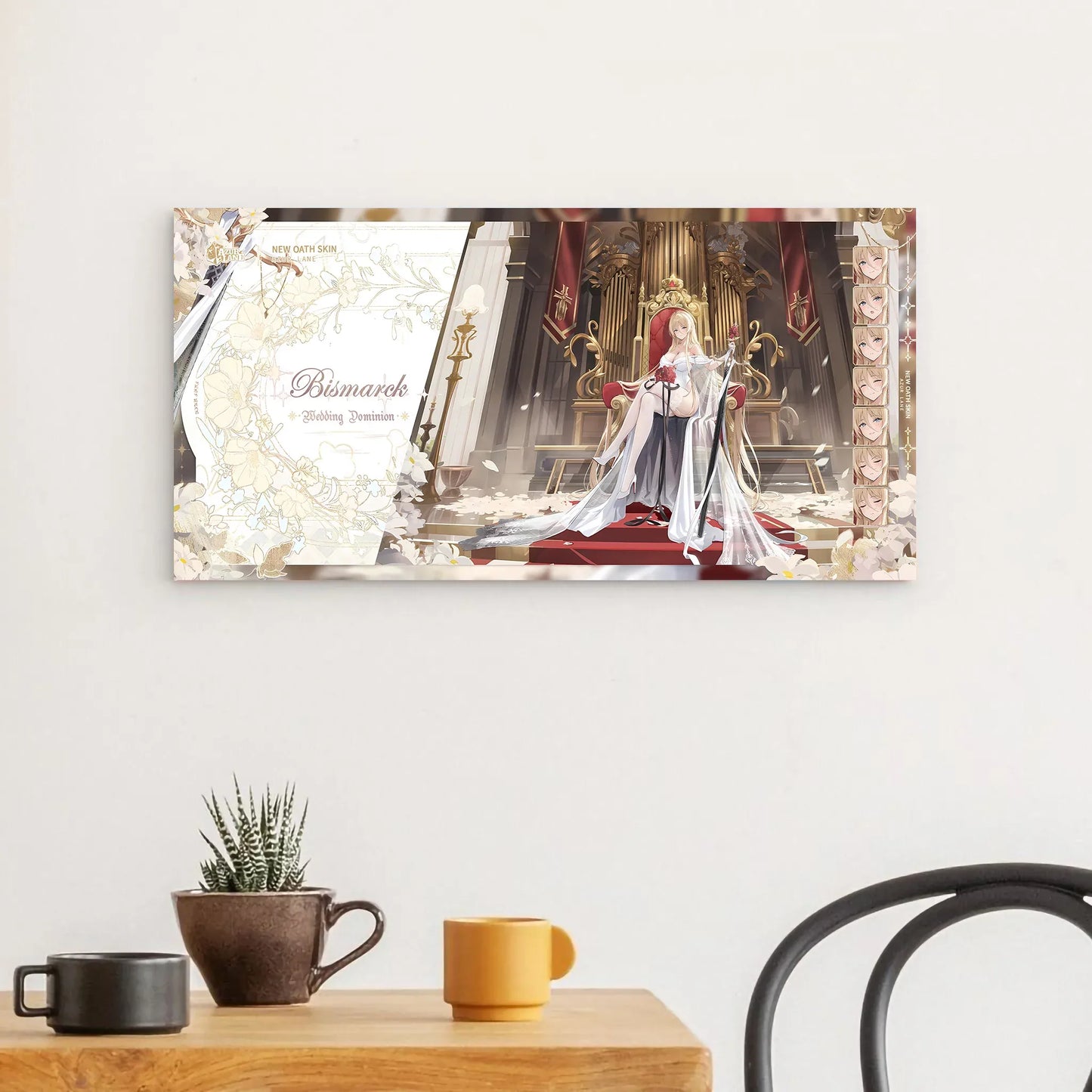 azur-lane-wanddekoration-bismarck-wedding-dominion-poster-jlr-design-11340 - JLR Design